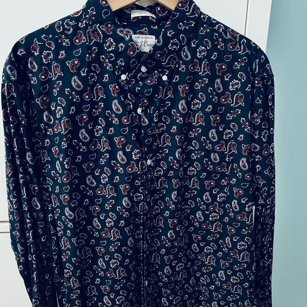 J. Crew Slim fit Secret Wash Mens shirt XL